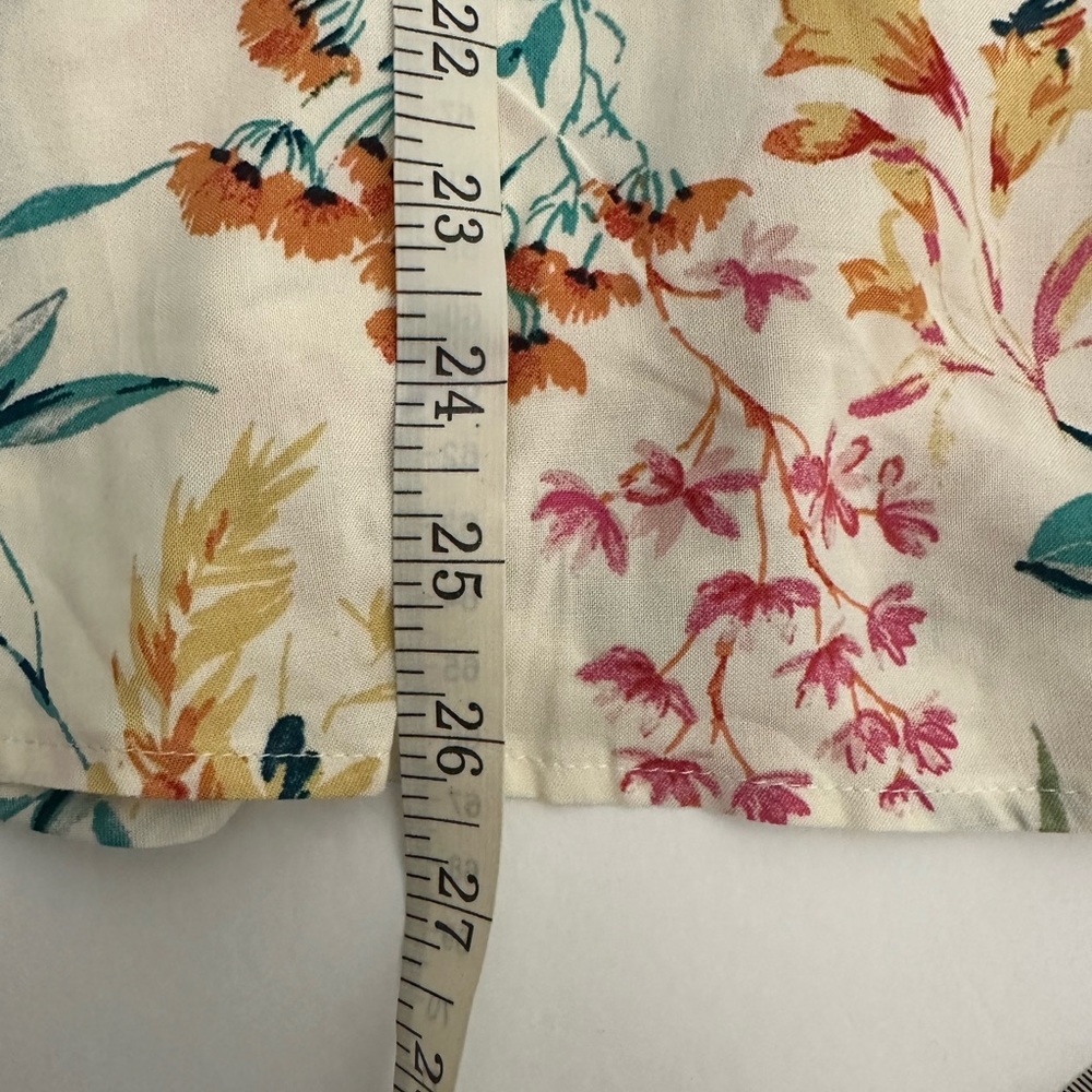 NWT Torrid size 3 peplum Challis sweetheart flutter sleeve blouse - Picture 8 of 12